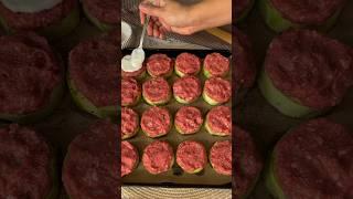 Кабачки с мясом  #простыерецепты #вкуснаяеда #кабачкивдуховке