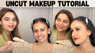 UNCUT ENGAGEMENT Makeup Tutorial | Detailed video on how to do party / engagement / roka makeup