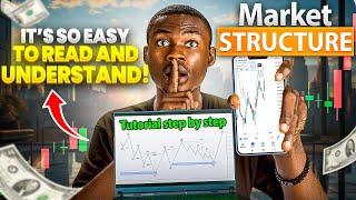 How To Read and Understand Market Structure | Step By Step In-Depth Tutorial.