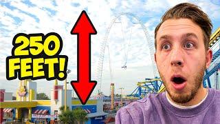 We Tried The 250ft Skycoaster at Fun Spot America!