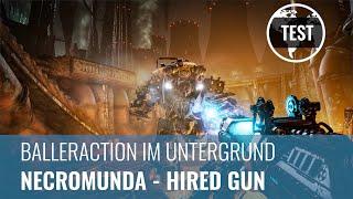 Necromunda - Hired Gun im Test: Balleraction im Untergrund (4K, 60 fps, Review, German)