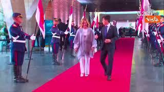 Giorgia Meloni arriva al G20 a Rio de Janeiro