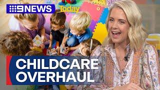 Push to drastically overhaul Australia's childcare sector | 9 News Australia