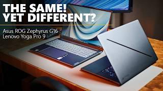 The best 16" (windows)performance laptops?Asus ROG Zephyrus G16 (AMD) - Lenovo Yoga Pro 9 (INTEL)