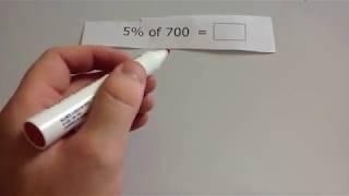 Percentages without a calculator - Corbettmaths