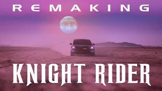 Knight Rider's Iconic Opening Titles Reshot in 4K – with KITTesla