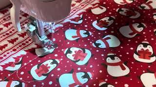 Me sharing my Quilting Journey Penguin Fabric: Mistakes, Progress, and Everyday Goals 