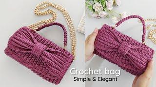Easy crochet bag, simple and elegant