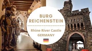 Stunning German Castle | Burg Reichenstein | Rhine River Castle | Trechtingshausen