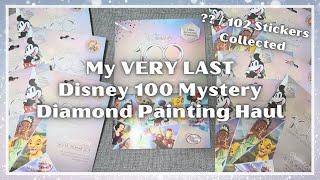 My LAST Disney Blind Box/Mystery Diamond Painting Sticker Unboxing & Haul - ?? of 102 Collected!