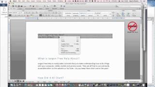 How to Create a Table of Contents in Microsoft Word