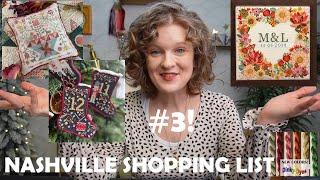 Nashville Shopping List #3! Annie Beez, Silver Creek, Jan Hicks, Pansy Patch & MORE!