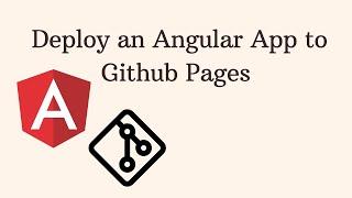 Deploy an Angular app to Github Pages in 2 minutes