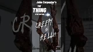 John Carpenter's 1982 The Thing a better stop motion #shorts #movies #stopmotion