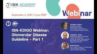 KDIGO-ISN Webinar on the New KDIGO Glomerular Diseases Guideline: IgAN & AAV