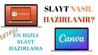 Slayt nasıl hazırlanır? #slaythazirlama #Slaytnasılyapılır #powerpointolmadanslaythazırlama #canva