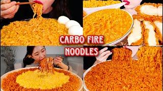 CARBO FIRE NOODLESMUKBANGERS EATING SPICY NOODLESASMR MUKBANG EATING | BLACK BEAN NOODLES |