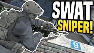 SWAT SNIPER - Gmod DarkRP | Providing Covering Fire!