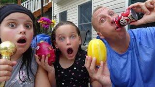 Eating Freaky Dragon Fruit Freak Family Summer Vacation Vlog #10 Hidden Egg