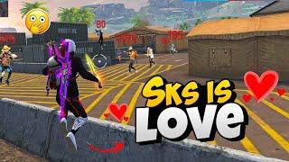 SKS Is Love  Next Level Solo vs Squad Gameplay with SKS  But Popat Hogaya Free Fire