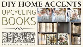 DIY Home Accents: Upcycled Books to Vintage Home Accessories