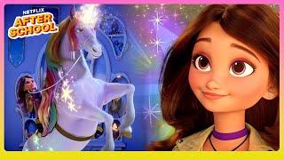 Sophia + Wildstar = RAINBOW MAGIC  Unicorn Academy | Netflix After School