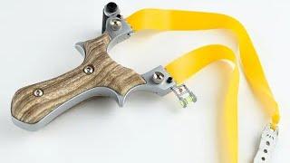 Silver Gray Laser OTT Slingshot | Outdoor Sports Gadgets