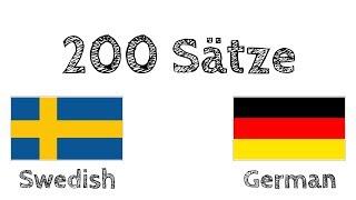 200 Sätze - Schwedisch - Deutsch