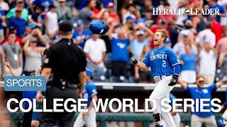 Kentucky Baseball Reflects on Winning College World Series Opener vs. NC State: 'What a game.'
