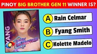 PINOY BIG BROTHER QUIZ!  | How Well Do You Know about PBB? 