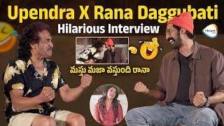 Rana Hilarious Interview With Upendra | #UITheMovie | Reeshma | Upendra X Rana | Ybrant News