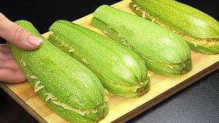 The most delicious zucchini recipe! I cook them every day! Very easy and quick️