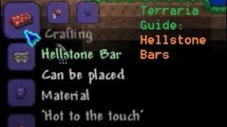 Terraria - Guide to Hellstone Bars