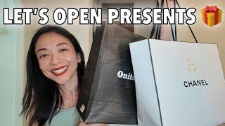 OPENING CHRISTMAS PRESENTS  | Chanel, Gucci, Hooga & More | Kat L