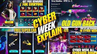 Bgmi Cyber week Event Explain | Upcoming Gun Skin Cyber Week Bgmi | Old Gun Skin Back Bgmi | BgmiA10