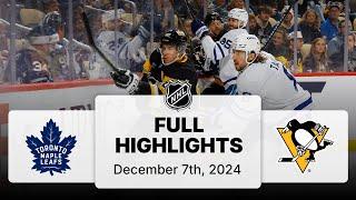 NHL Highlights | Maple Leafs vs. Penguins | December 07, 2024