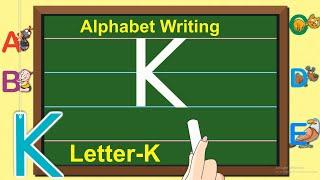 English Capital Letter Writing | Letter - K | Writing Capital ABC for children | Learning Booster