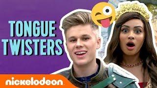 Tongue Twister Challenge w/ Daniella Perkins, Owen Joyner & More! | Knight Squad | #TryThis