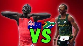 Gout Gout vs Bayanda Walaza - The Historic Sprint Battle in 2025
