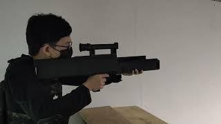 Airsoft AAP01 G11 shooting