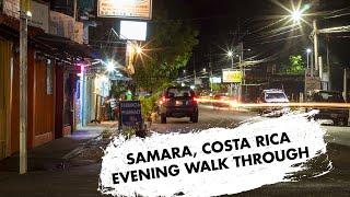 Night Walk Through Of Samara, Costa Rica 