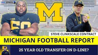 Michigan Football News On Steve Clinkscale’s Contract, More Info On Massive Transfer Jordan Whittley