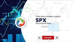 Elliott Wave Intraday Analysis: SPX Resumed the Rally