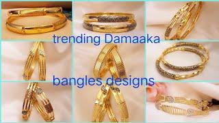 Gold bangles designs 2024 - Gold Bangles - Gold Jewellery Collection - Bangles Design//Latest 22k