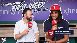 Chatting With James Wood During His First Week As A Major Leaguer