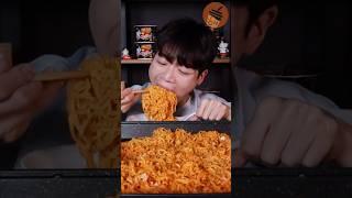 MUKBANG EXTREME BIG BITES "Buldak Rose Fire Noodles"️