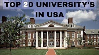 Top 20 University's In USA || Top 20 College's In USA || Top 20 College's || Harvard | Stanford