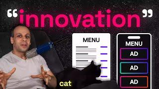 "innovation" of the restaurant menu