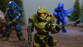 Chief VS Banished Outpost - Halo Mega Construx/Bloks Stopmotion (Xmas Toymation Fest Entry)