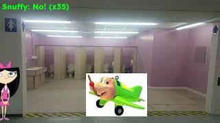 Snuffy (Jay Jay the Jet Plane) Uses the Girls Bathroom/Grounded